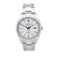 Rolex Datejust White Fluted Oyster