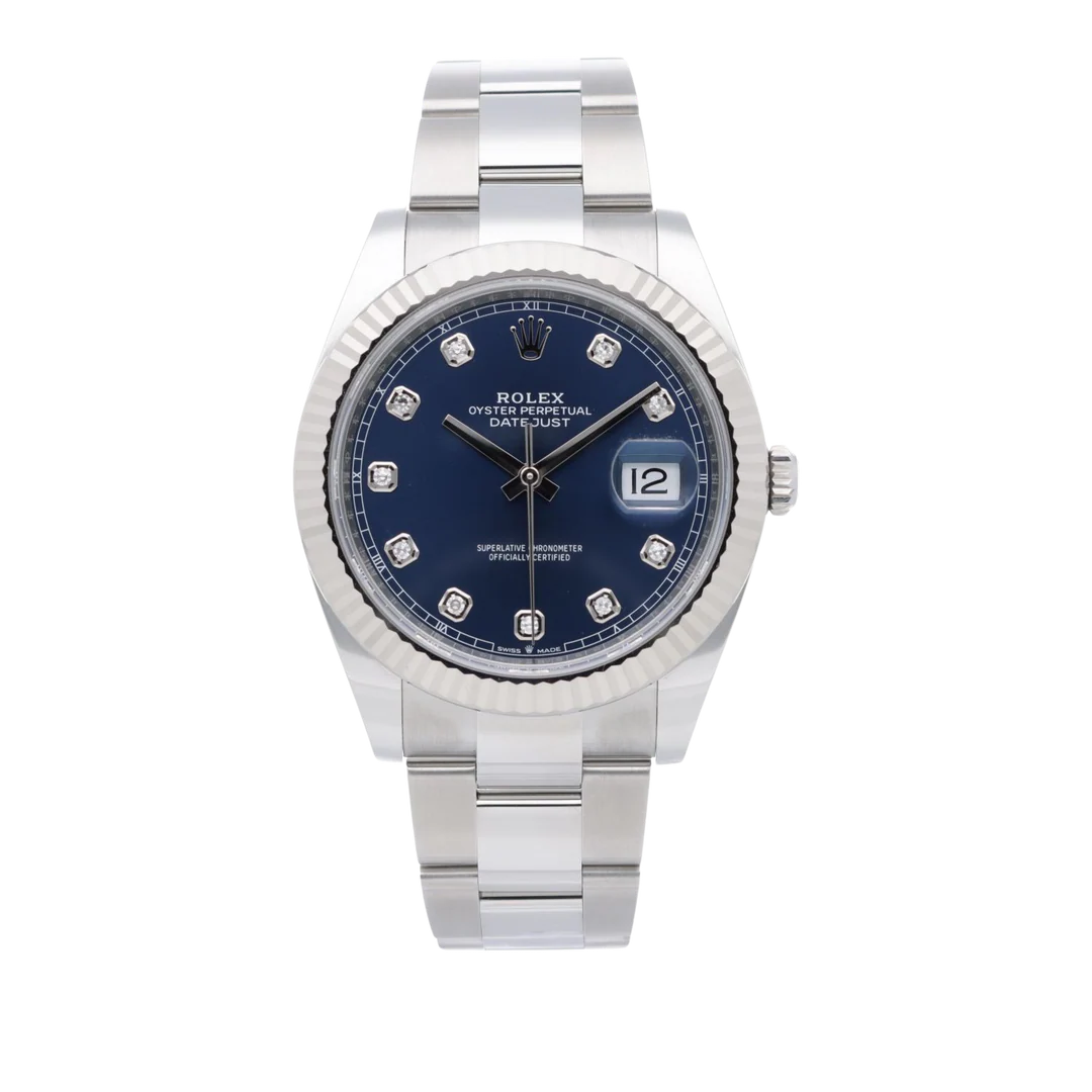 Rolex Datejust Blue Diamond Oyster