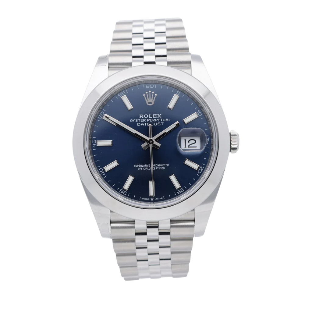 Rolex Datejust Blue Smooth Jubilee