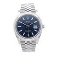 Rolex Datejust Blue Smooth Jubilee