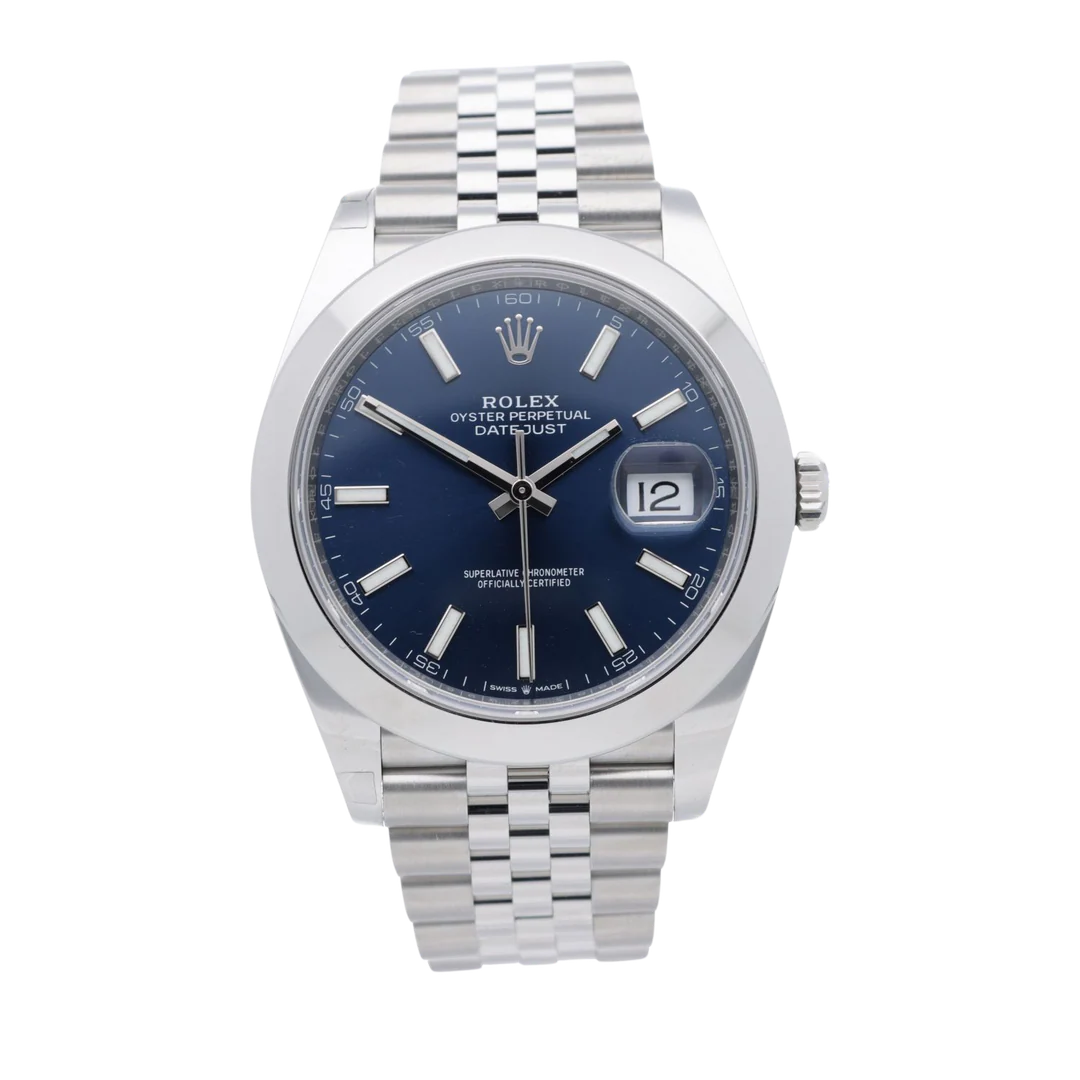 Rolex Datejust Blue Smooth Jubilee