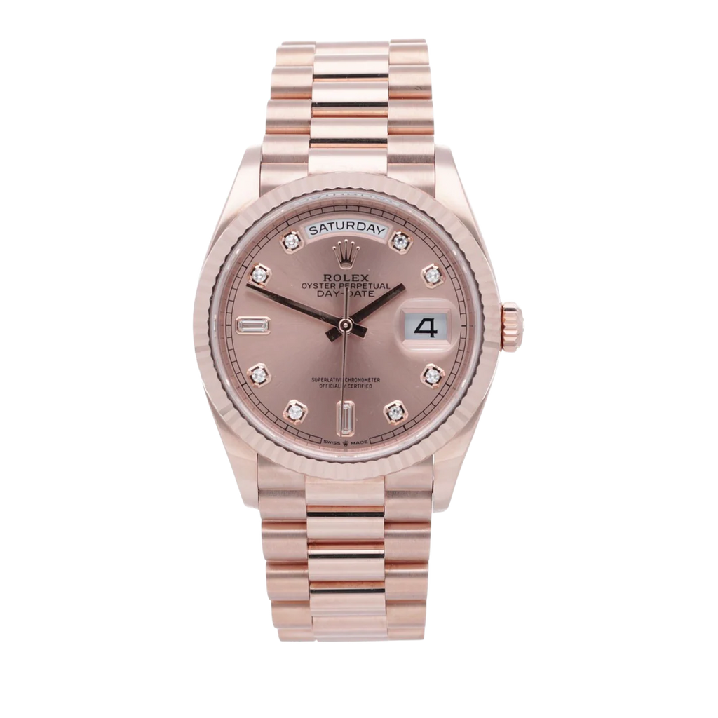 Rolex Day-Date Everose Gold Diamond