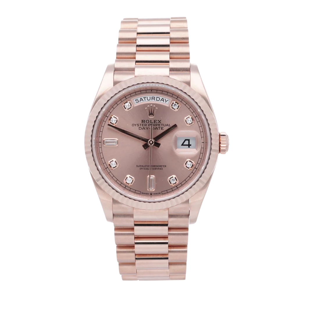 Rolex Day-Date Everose Gold Diamond