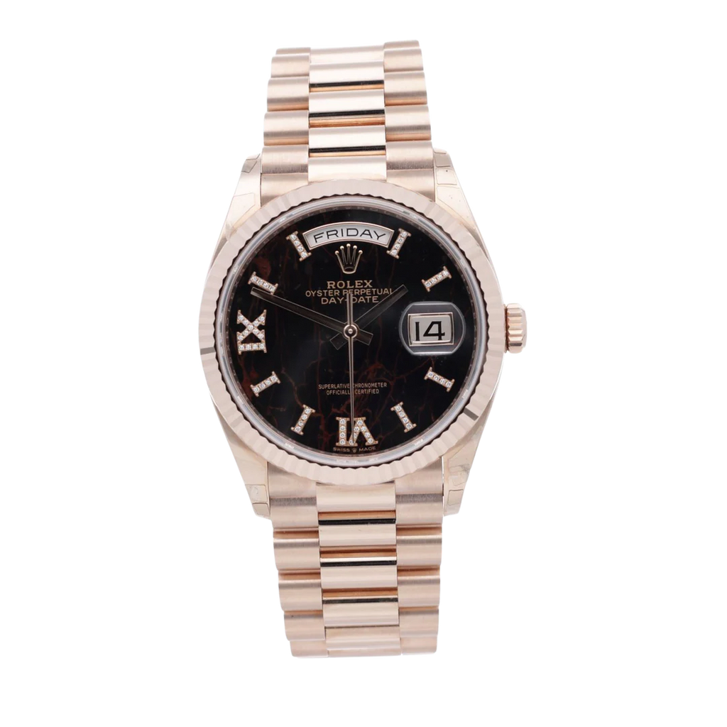 Rolex Day-Date Everose Diamond Watch