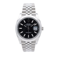 Rolex Datejust Black Smooth Jubilee