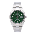 Rolex Datejust Green Fluted Oyster