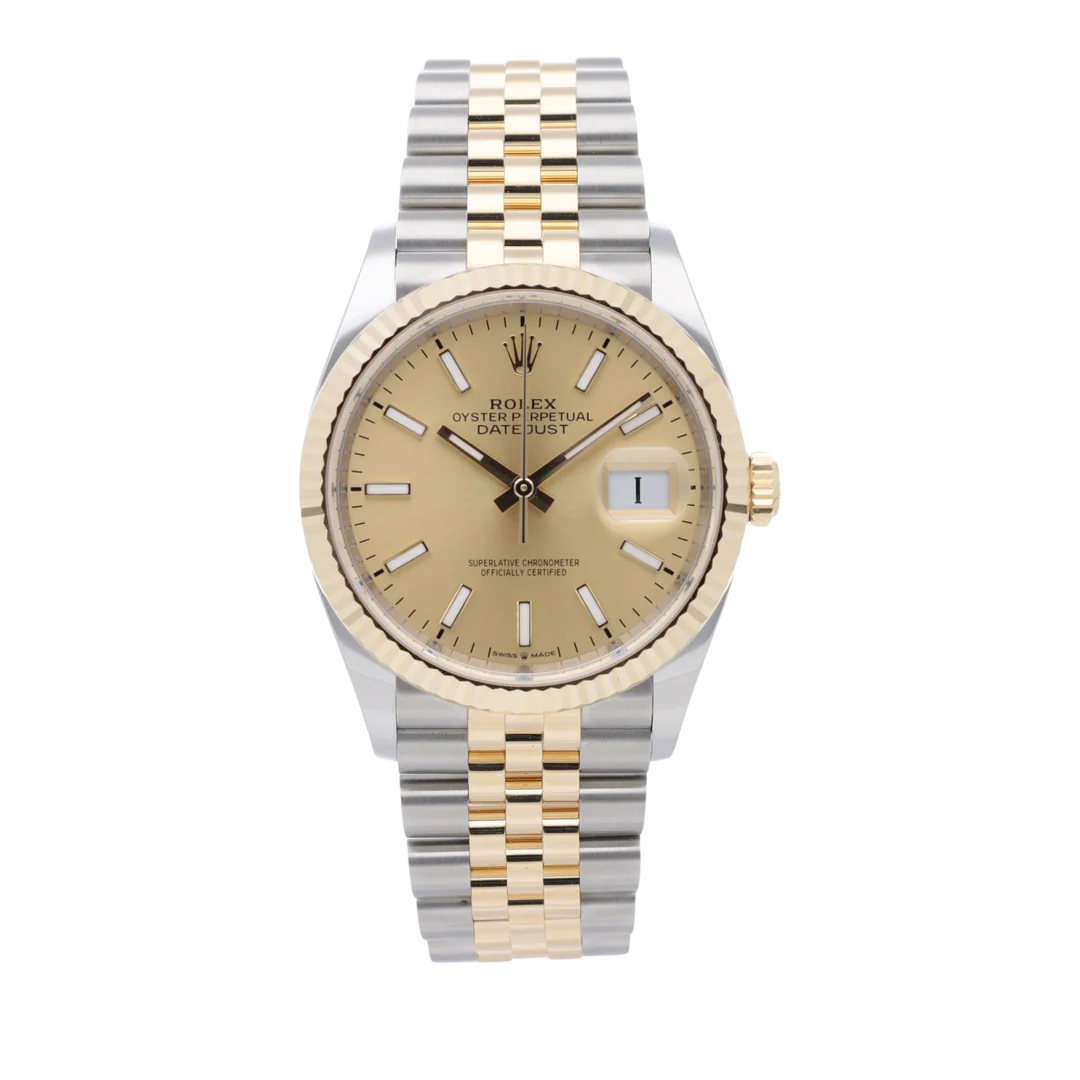 Rolex Datejust Two-Tone Champagne Jubilee