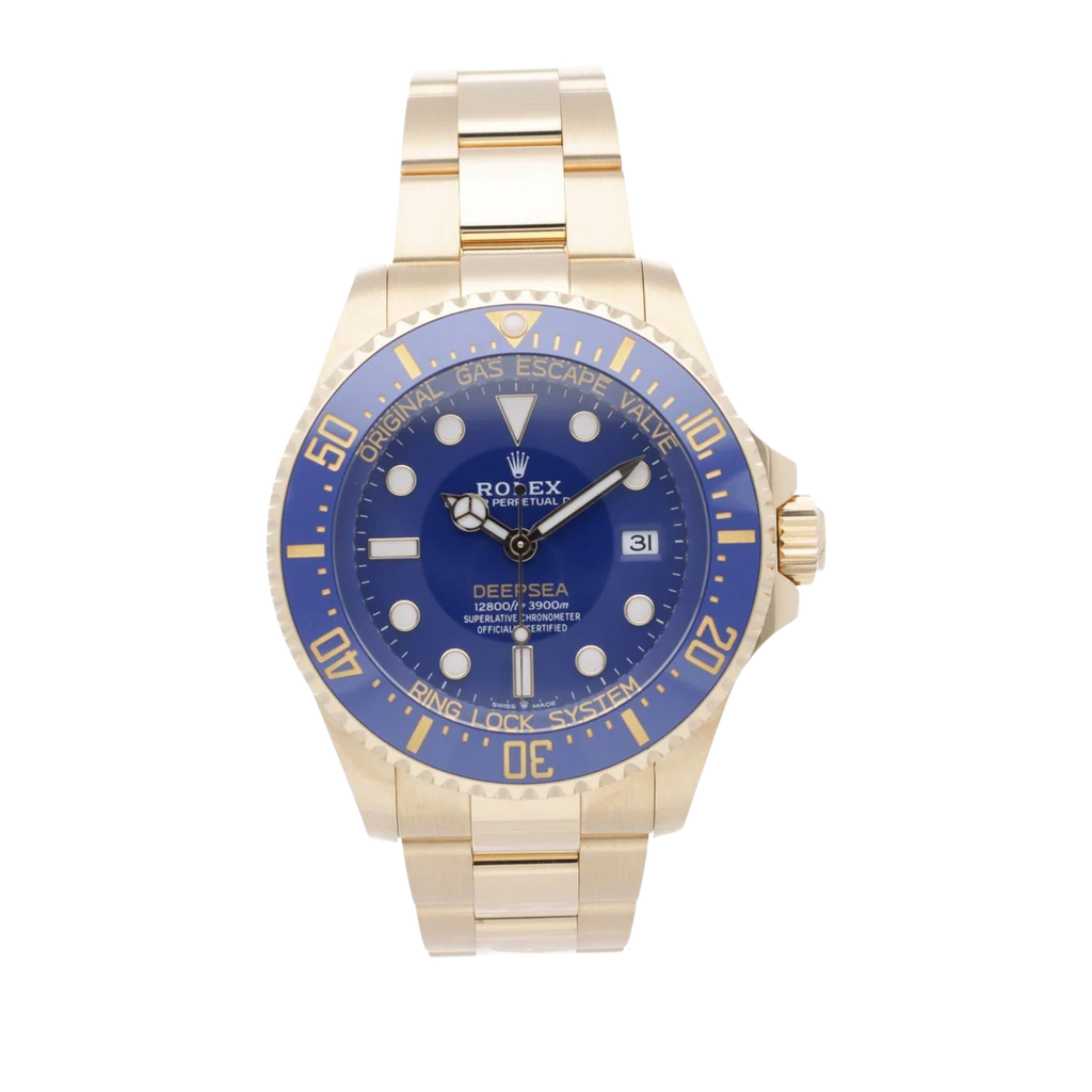 Rolex Deepsea Gold Blue Watch