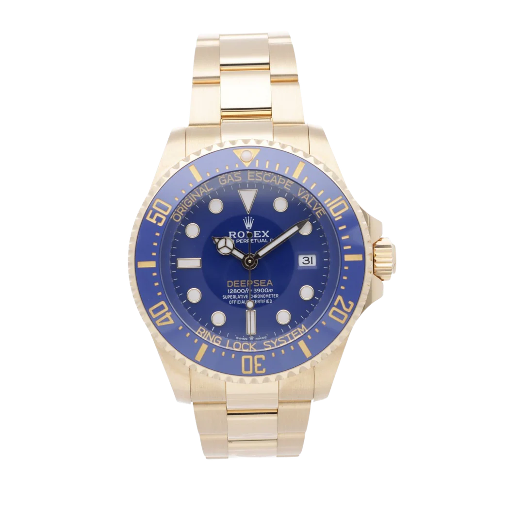 Rolex Deepsea Gold Blue Watch