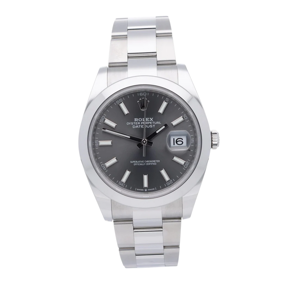 Rolex Datejust Slate Dial Watch