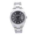 Rolex Datejust Slate Dial Watch