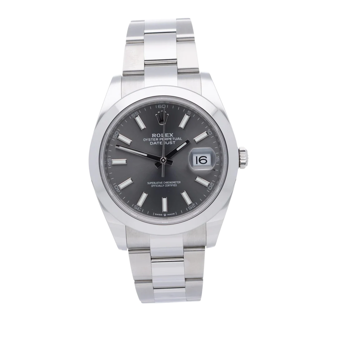 Rolex Datejust Slate Dial Watch