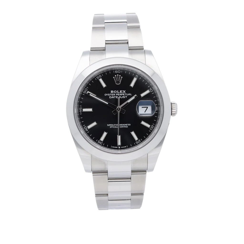 Rolex Datejust Black Oyster Watch