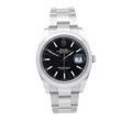 Rolex Datejust Black Oyster Watch