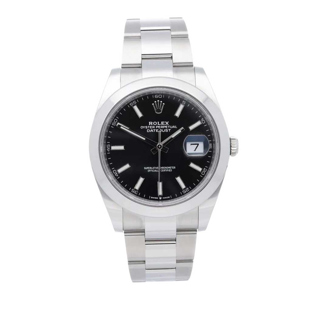 Rolex Datejust Black Oyster Watch