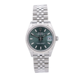 Rolex Datejust Green Fluted Jubilee