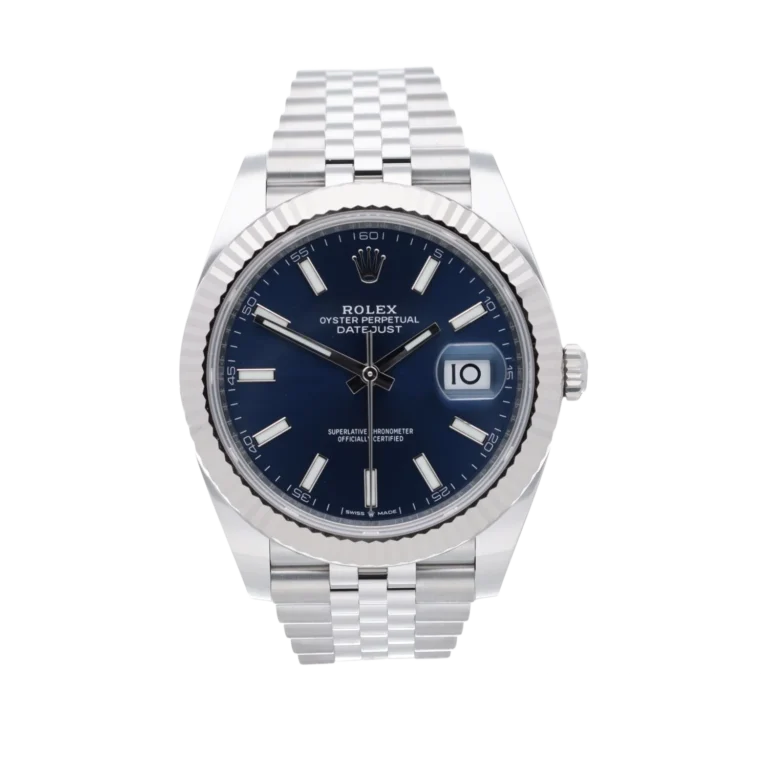Rolex Datejust Blue Fluted Jubilee
