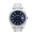 Rolex Datejust Blue Fluted Jubilee