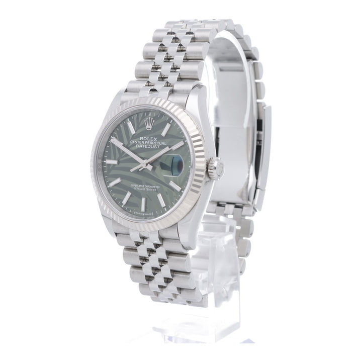 Rolex Datejust Green Palm Jubilee