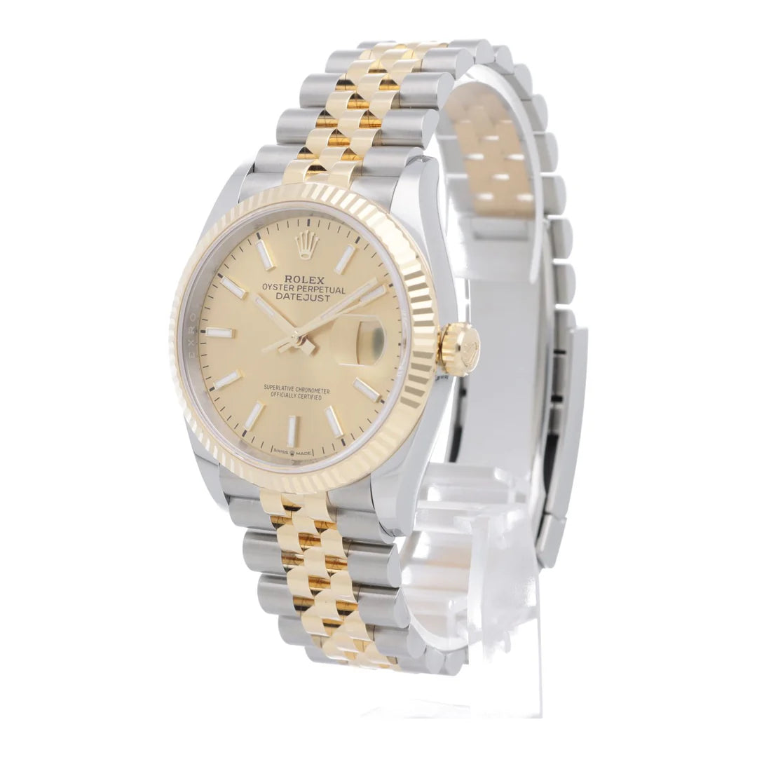 Rolex Datejust Two-Tone Champagne Jubilee