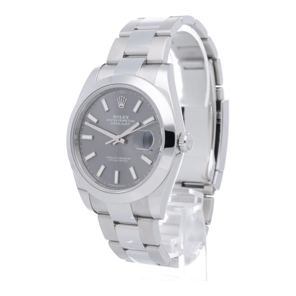 Rolex Datejust Slate Dial Watch