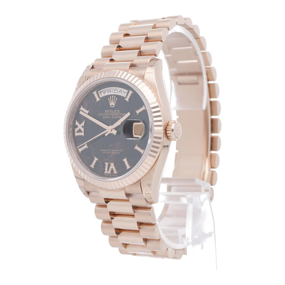 Rolex Day-Date Everose Diamond Watch