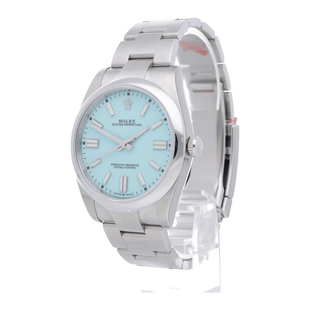 Rolex Oyster Perpetual Turquoise Watch