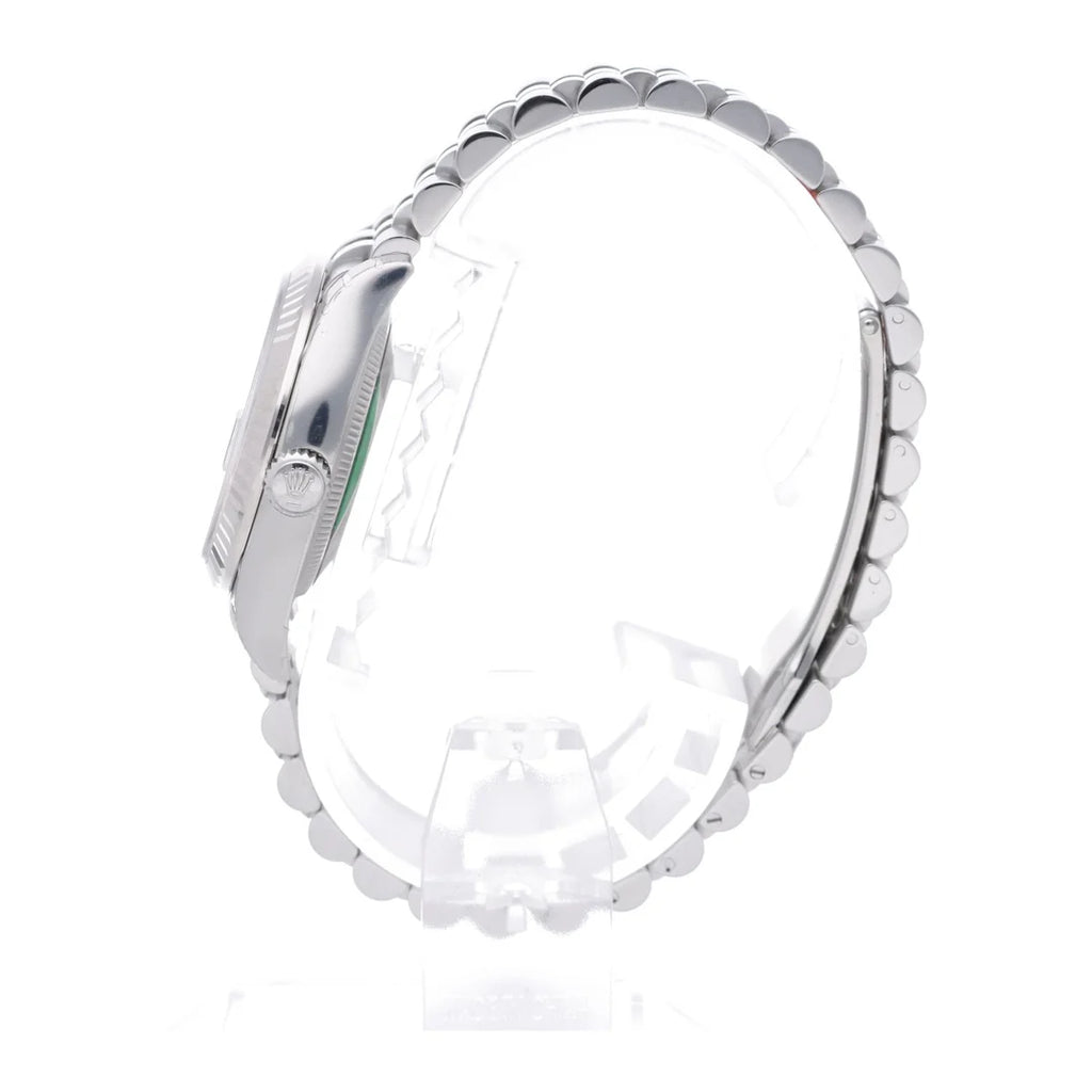 Rolex Datejust Green Fluted Jubilee