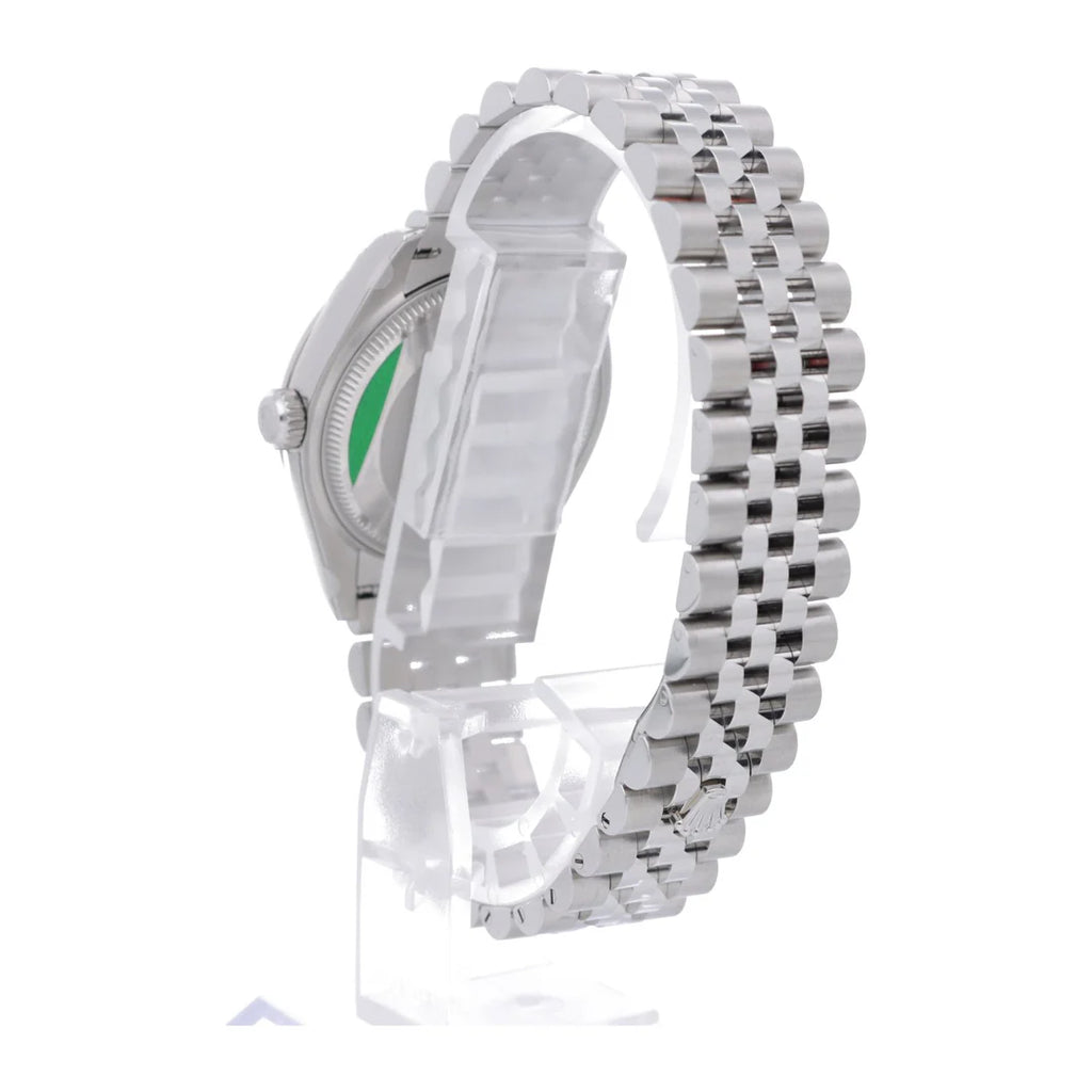 Rolex Datejust Green Fluted Jubilee