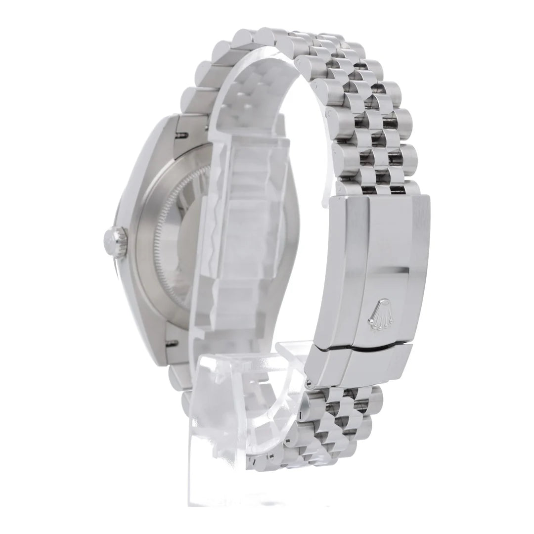 Rolex Datejust Black Fluted Jubilee
