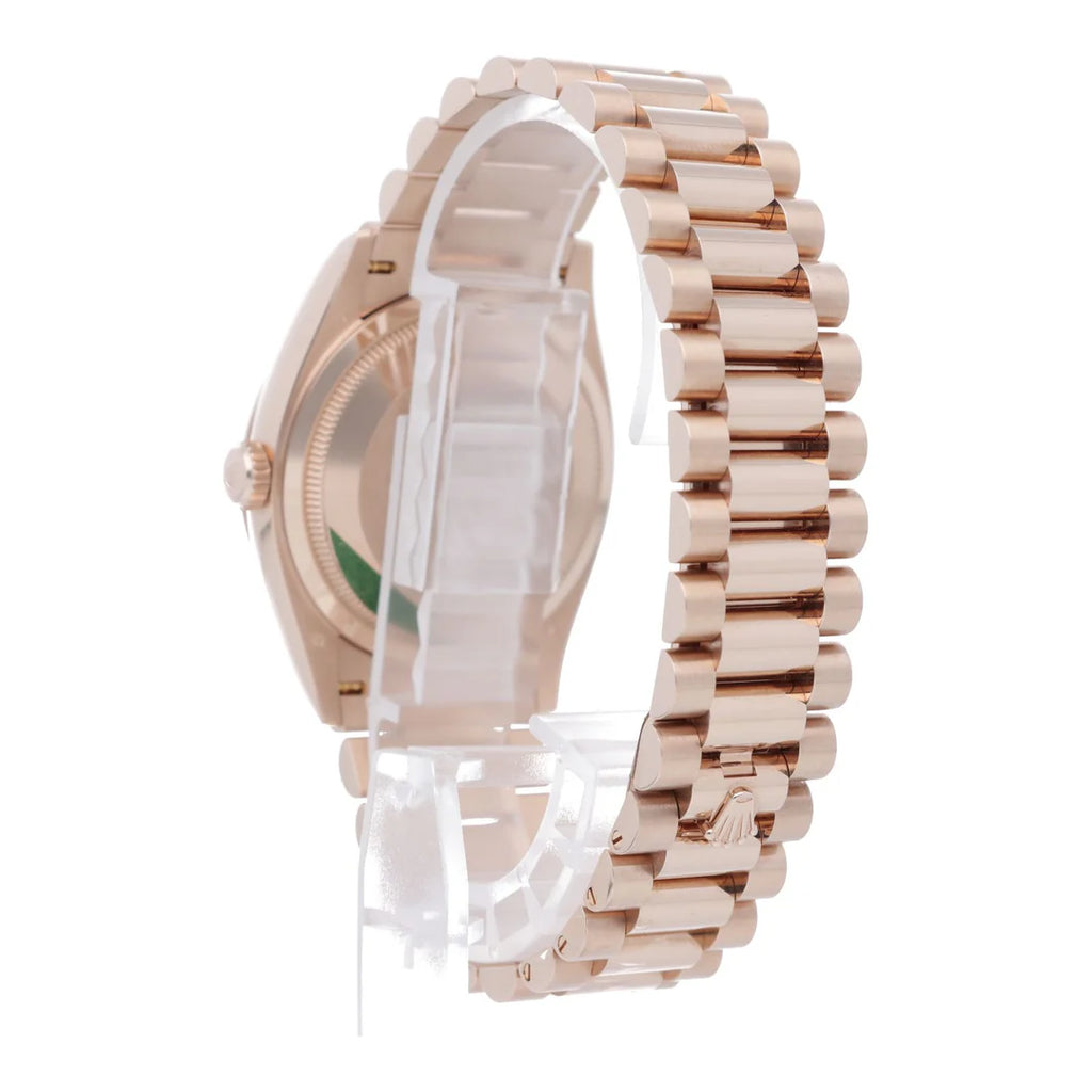 Rolex Day-Date Everose Diamond Watch