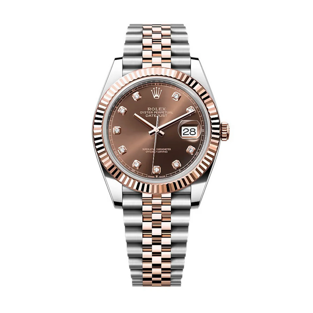 Rolex Datejust Two-Tone Chocolate Diamond