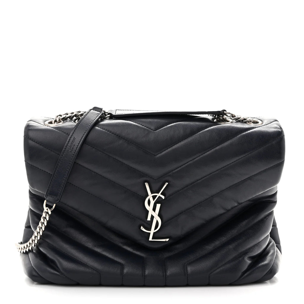 Saint Laurent Black Quilted Loulou