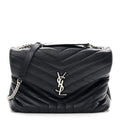 Saint Laurent Black Quilted Loulou