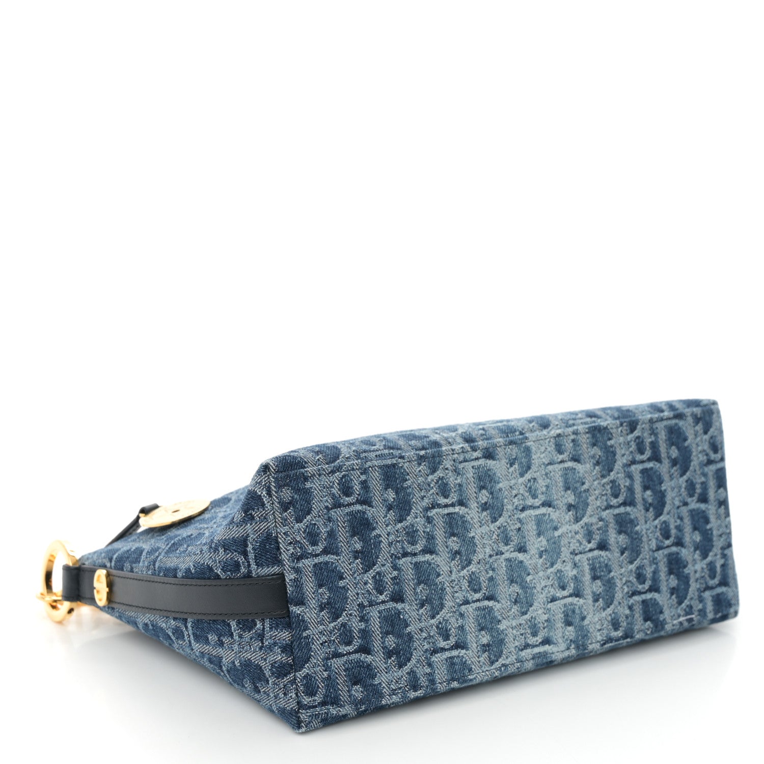 Dior Blue Oblique Denim Pouch