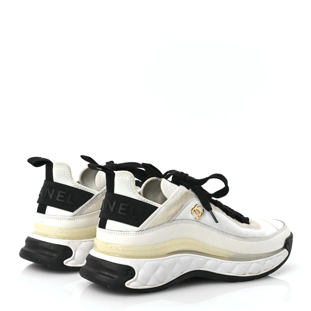Chanel White Chunky CC Sneakers