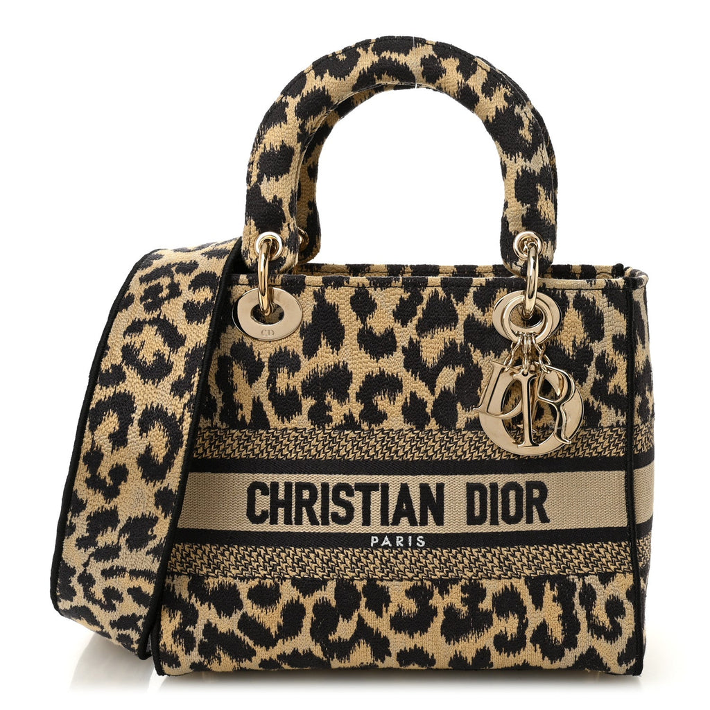 Dior Lady D-Lite Leopard Bag