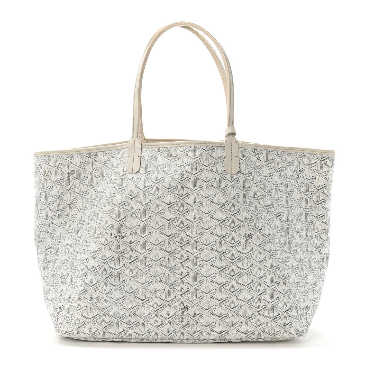 Goyard White Goyardine Saint Louis