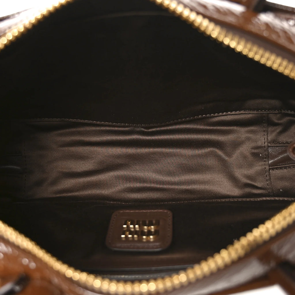Miu Miu Brown Patent Bag
