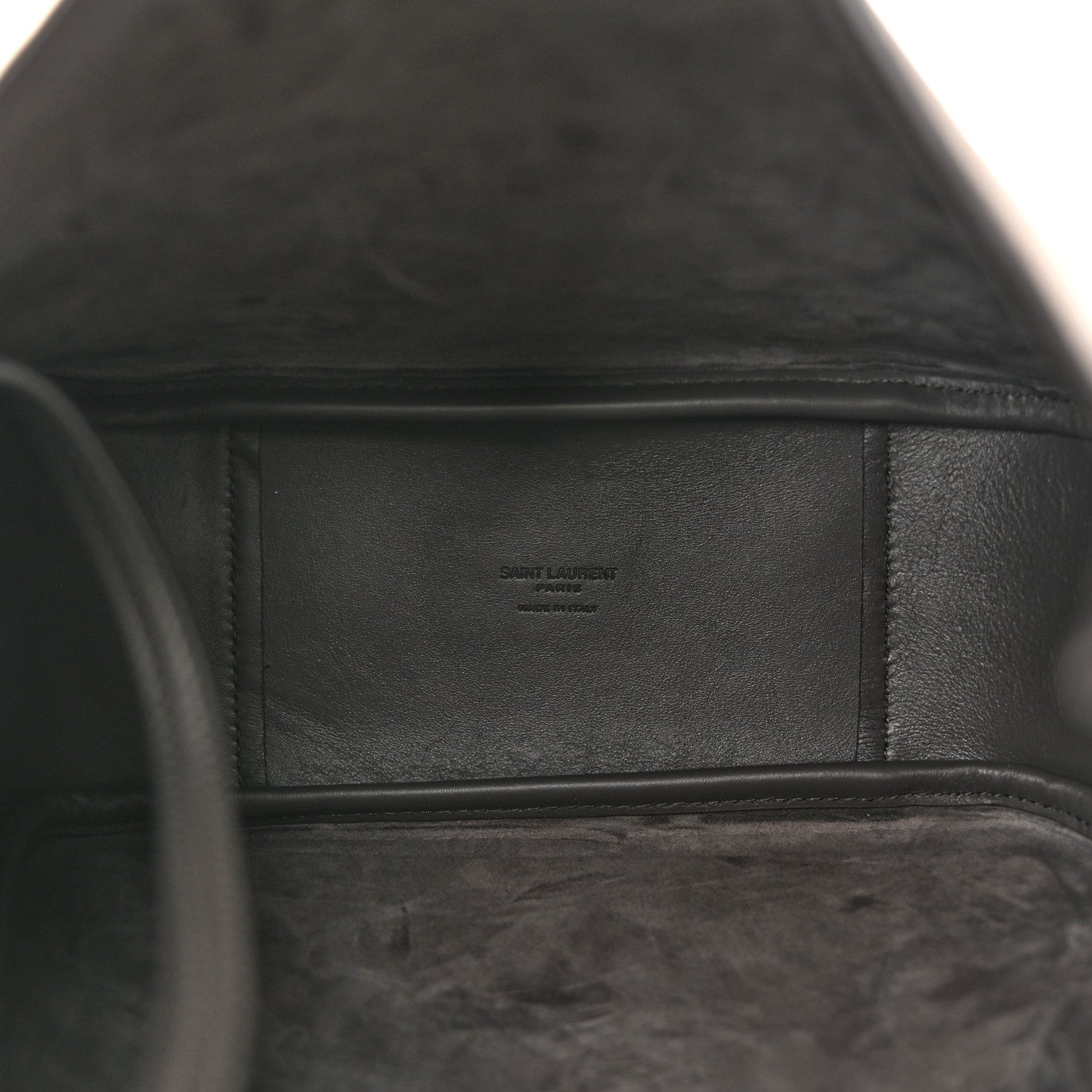 Saint Laurent Grey Suede Hobo