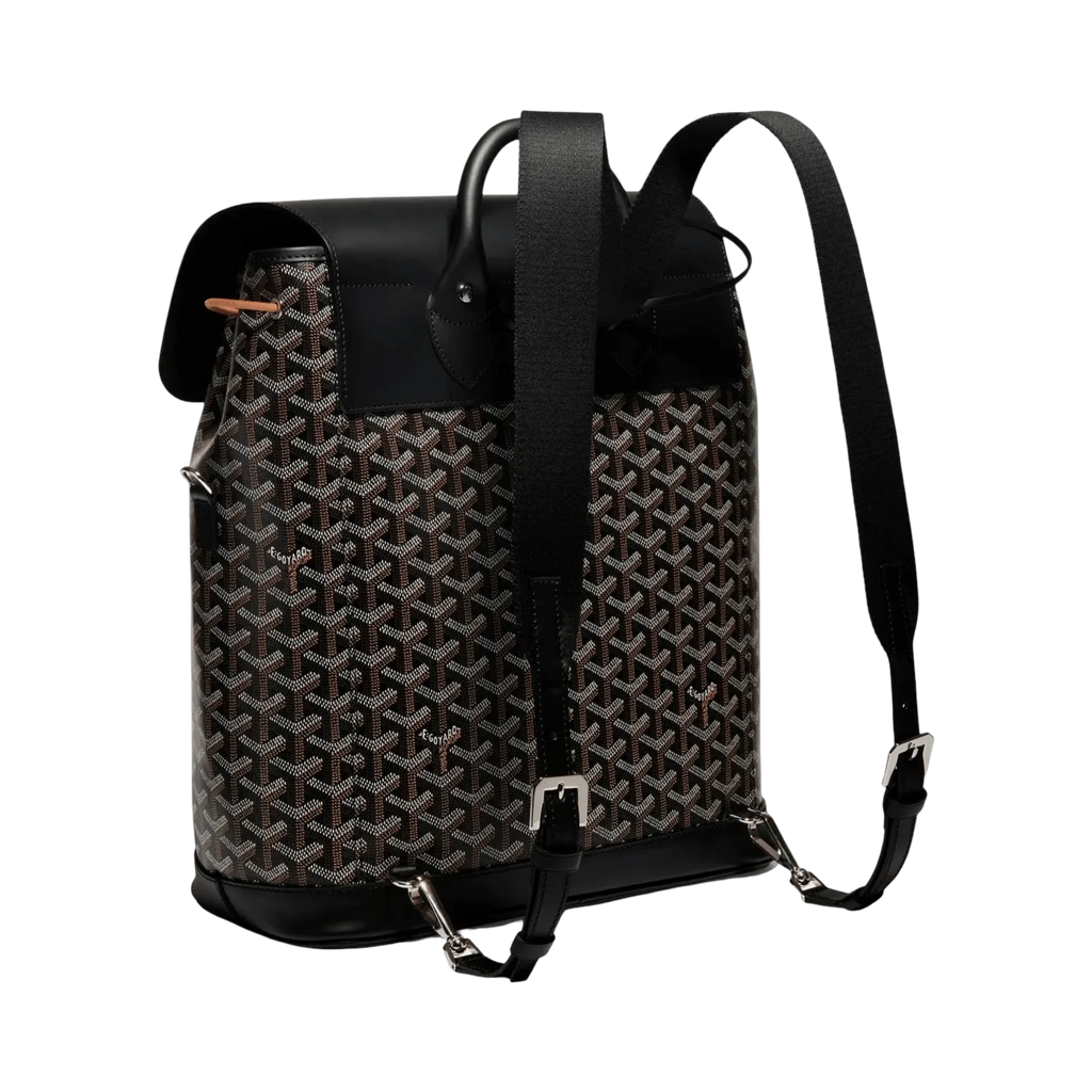 Goyard Gringoire Black Goyardine Backpack