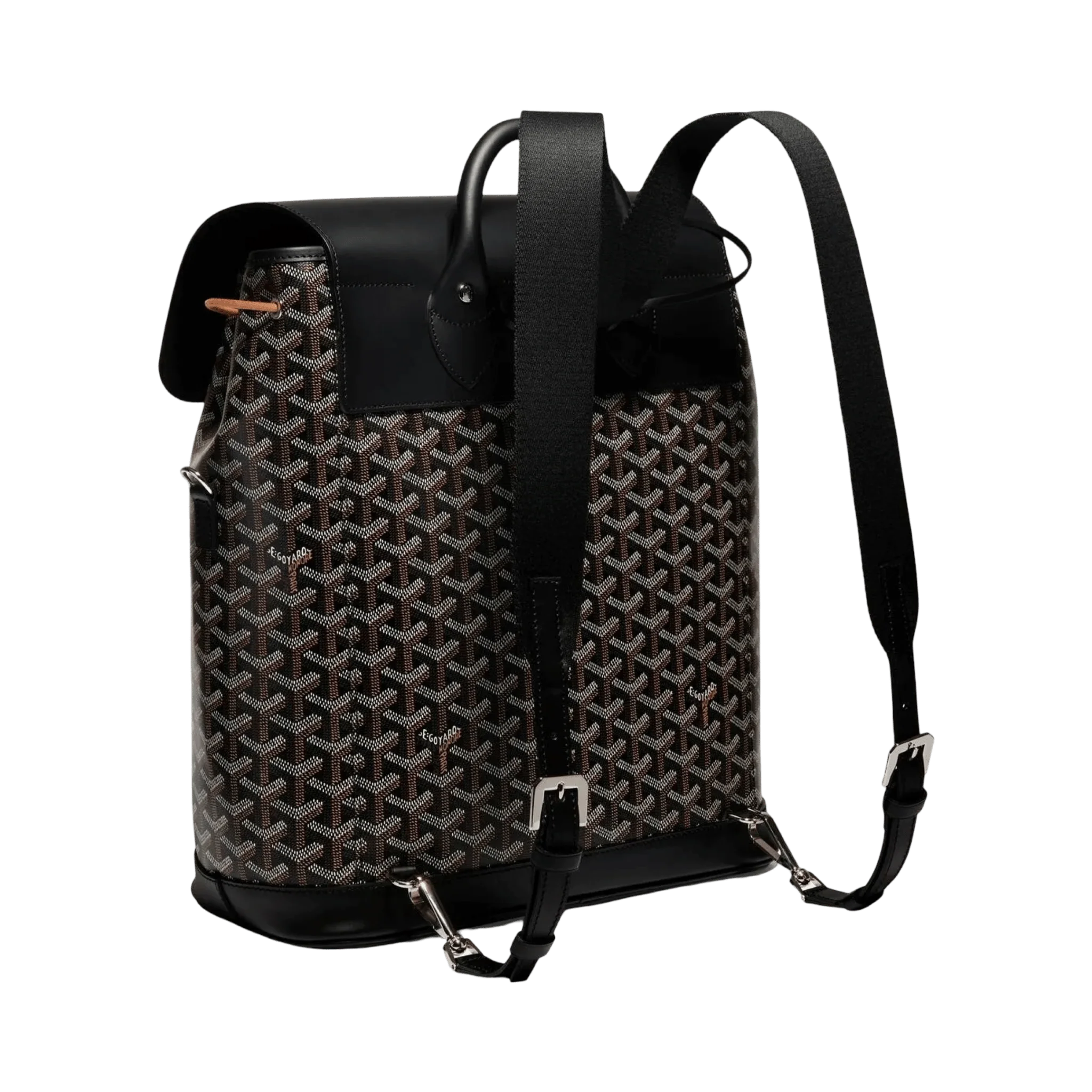 Goyard Gringoire Black Goyardine Backpack