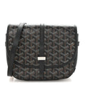 Goyard Black Goyardine Belvedere Bag