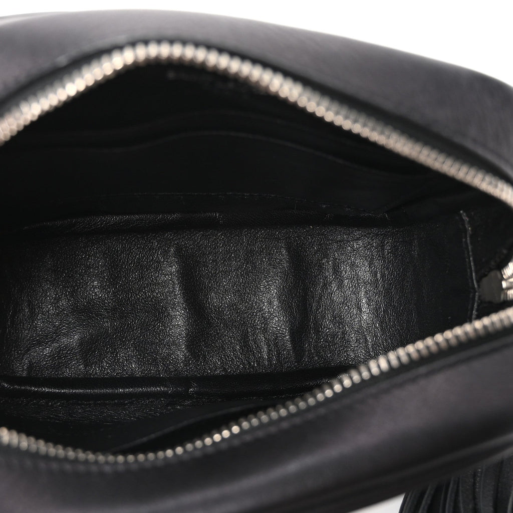 Saint Laurent Black Tassel Crossbody