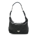 Prada Black Quilted Nylon Hobo