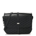 Goyard Black Goyardine Belvedere Messenger
