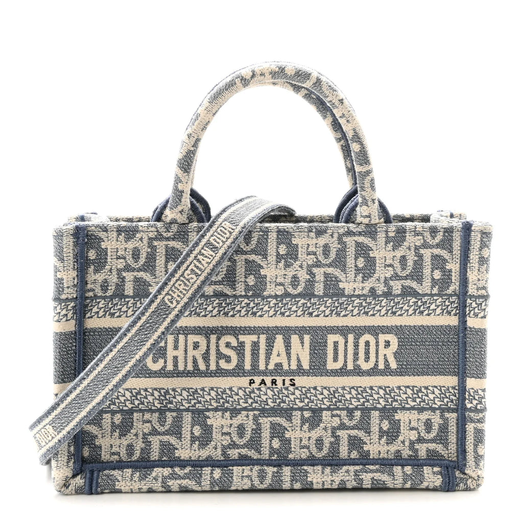 Dior Mini Blue Oblique Tote