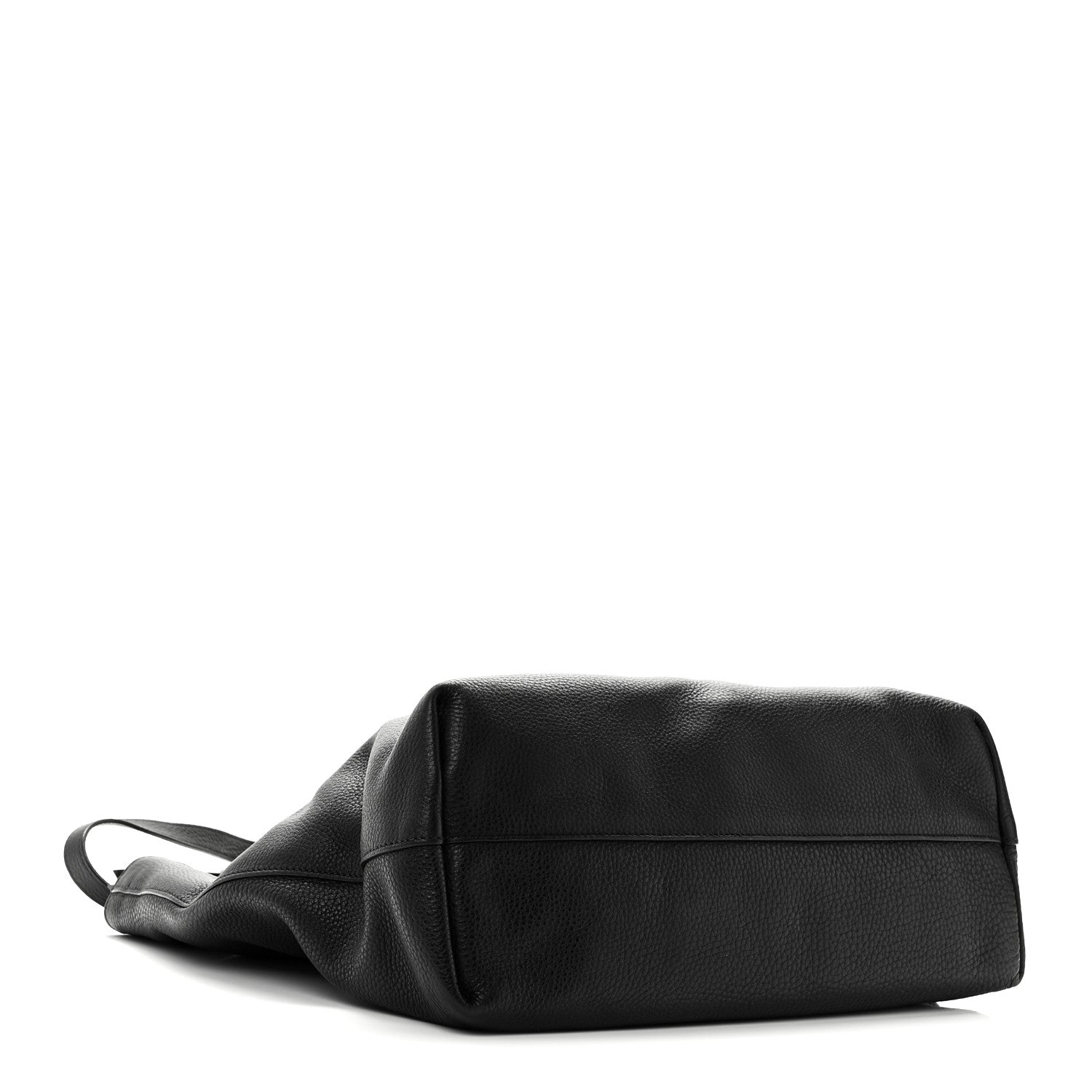 Prada Black Grained Leather Tote