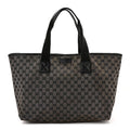 Gucci Black GG Canvas Tote