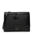 Bottega Veneta Black Crocodile Bag